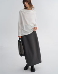 Straight Ankle-Length Skirt