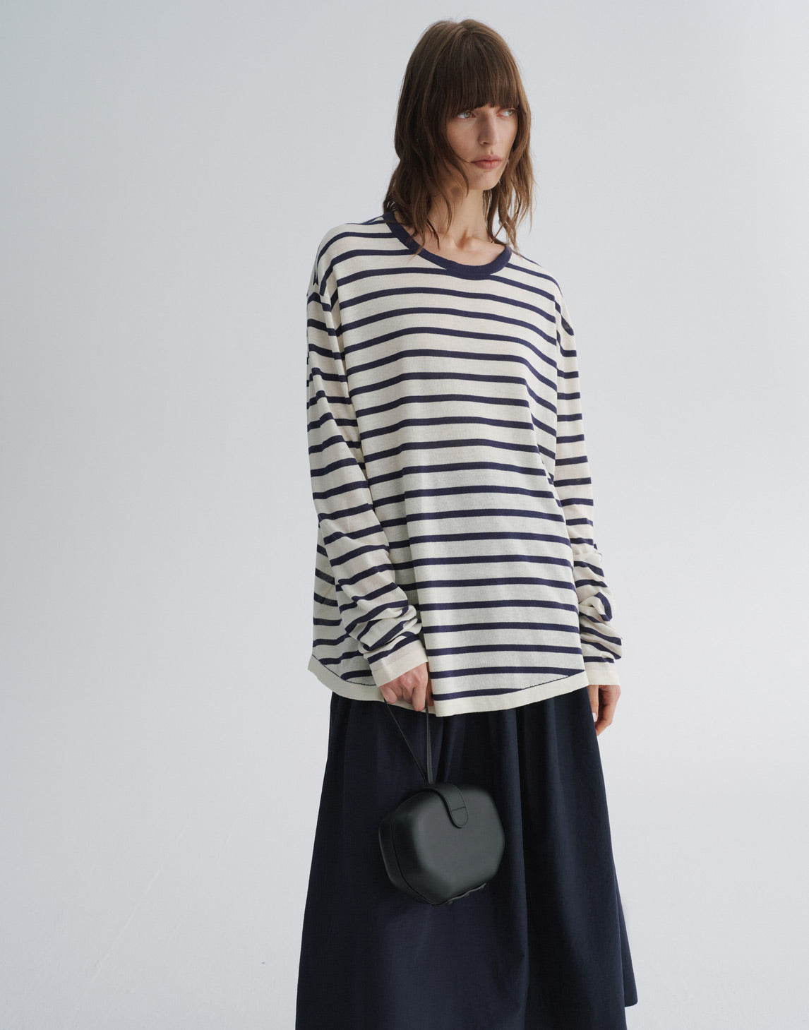 Breezy Top de Rayas en Bloques de Color