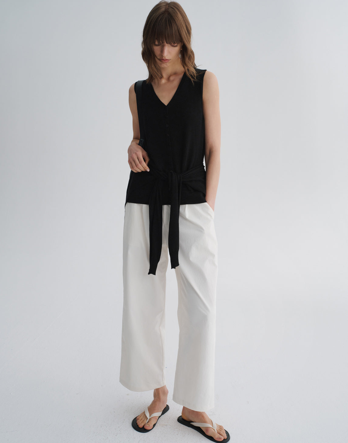 TENCEL ベスト＆ショール 2点セット