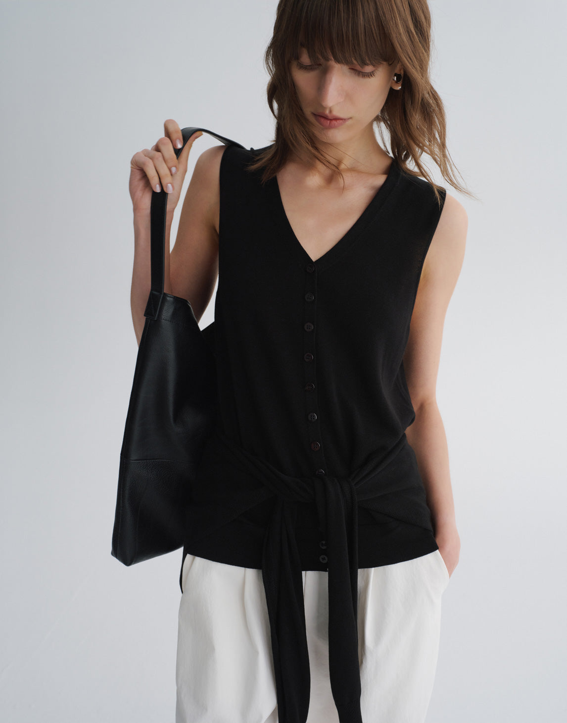 TENCEL ベスト＆ショール 2点セット