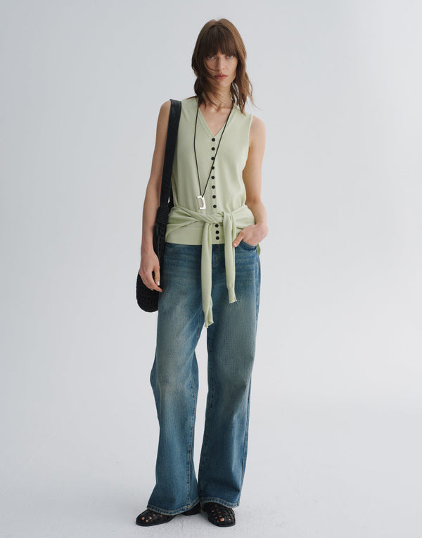 TENCEL ベスト＆ショール 2点セット