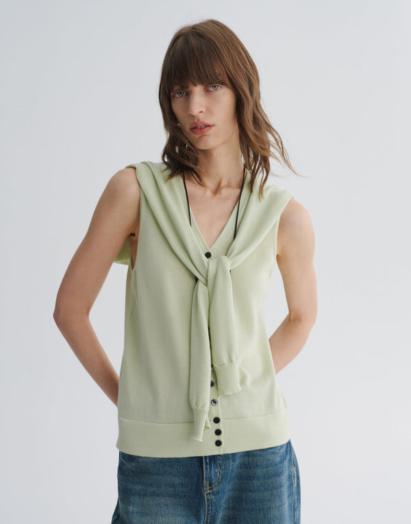 TENCEL ベスト＆ショール 2点セット