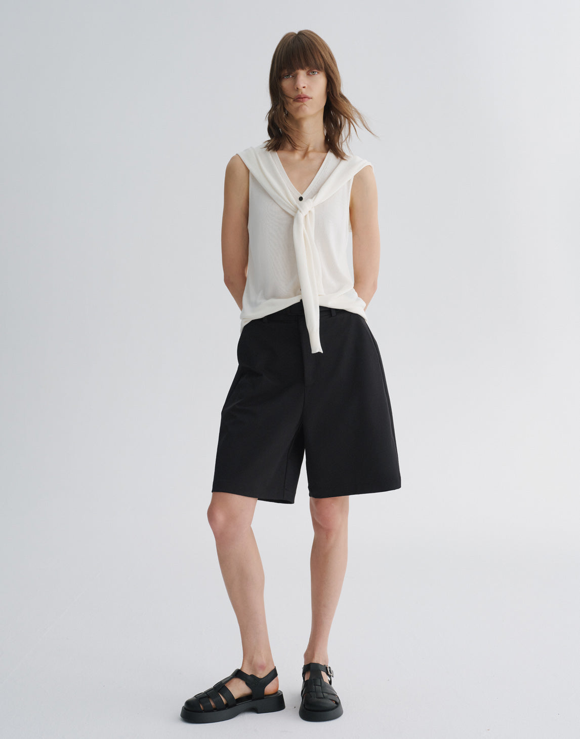 TENCEL ベスト＆ショール 2点セット
