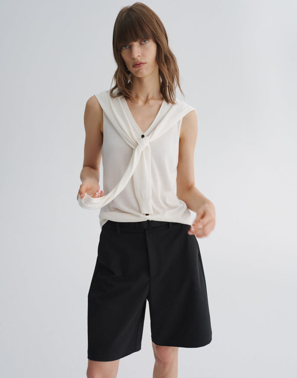 TENCEL ベスト＆ショール 2点セット
