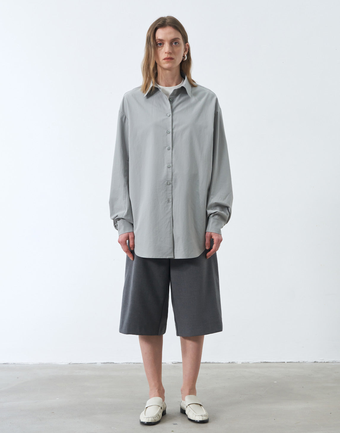 Oversized Tencel - Cotton Shirt