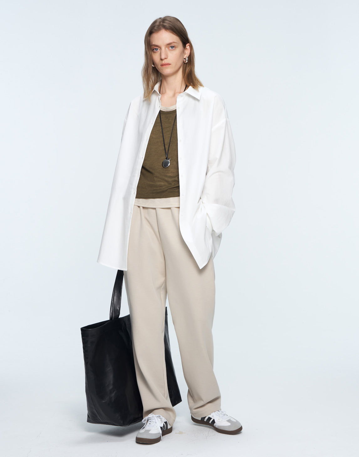 Oversized Tencel - Cotton Shirt