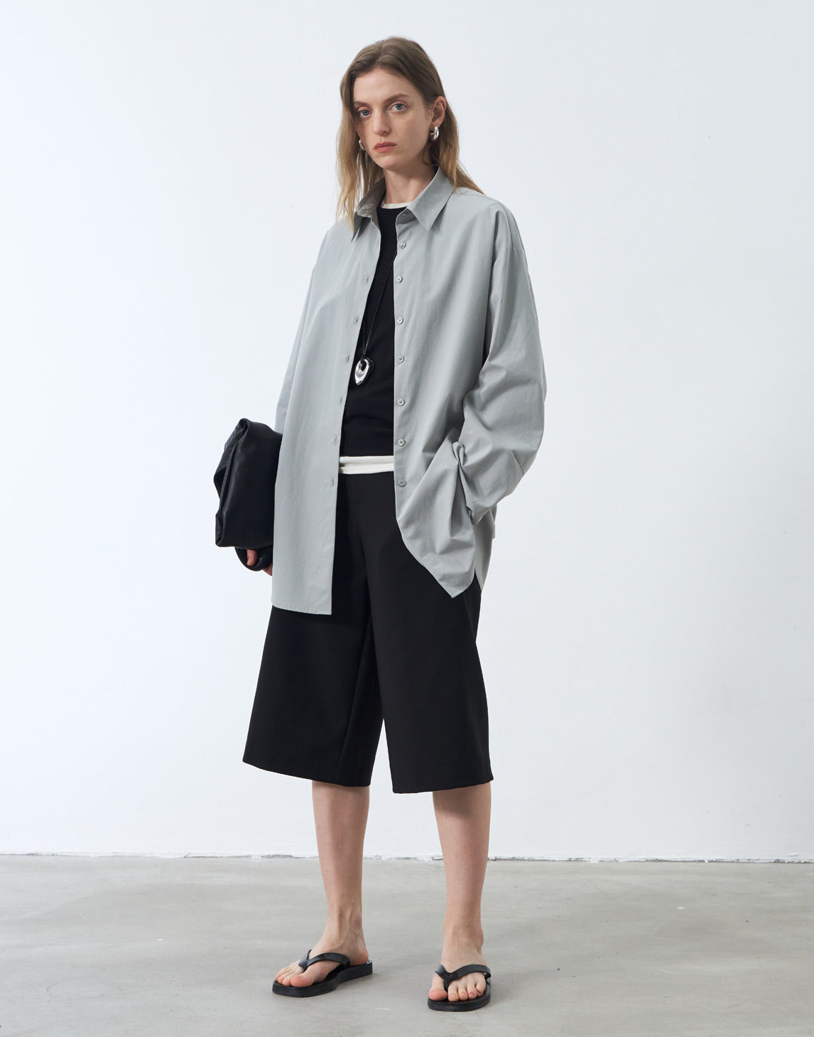 Oversized Tencel - Cotton Shirt