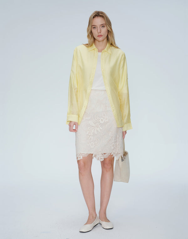 Sunrise Silk-Linen Shirt