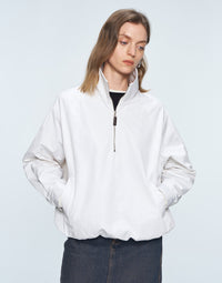 Long - staple Cotton Stand - collar Jacket