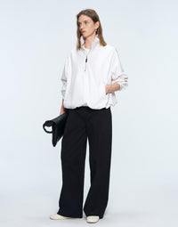 Long - staple Cotton Stand - collar Jacket