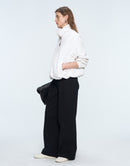 Long - staple Cotton Stand - collar Jacket