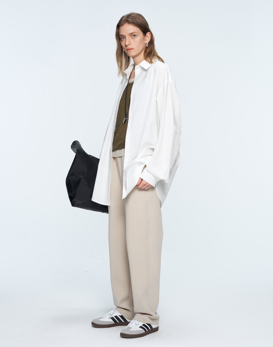 Pantalon décontracté chic et ajusté
