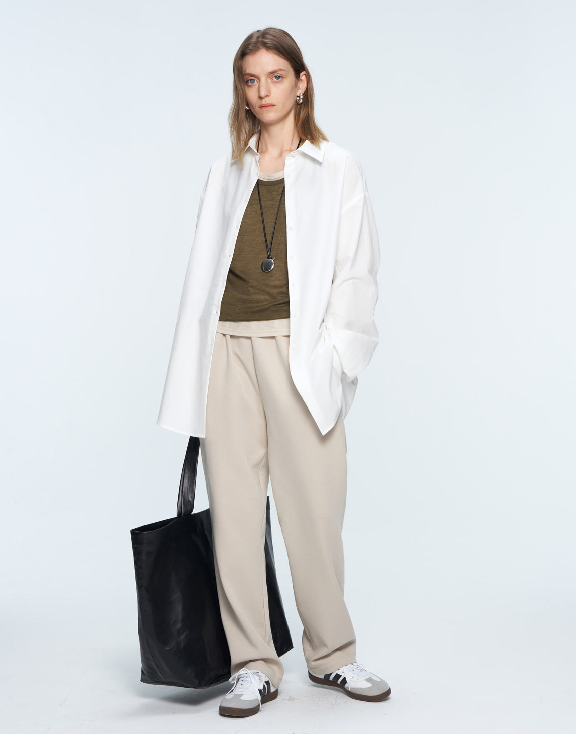 Pantalon décontracté chic et ajusté