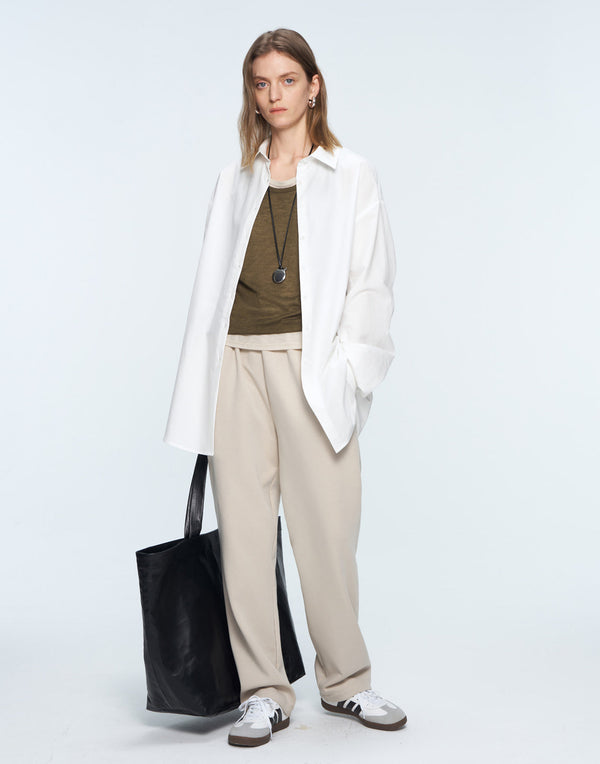 Chic Tailored Relaxed Fit Pants