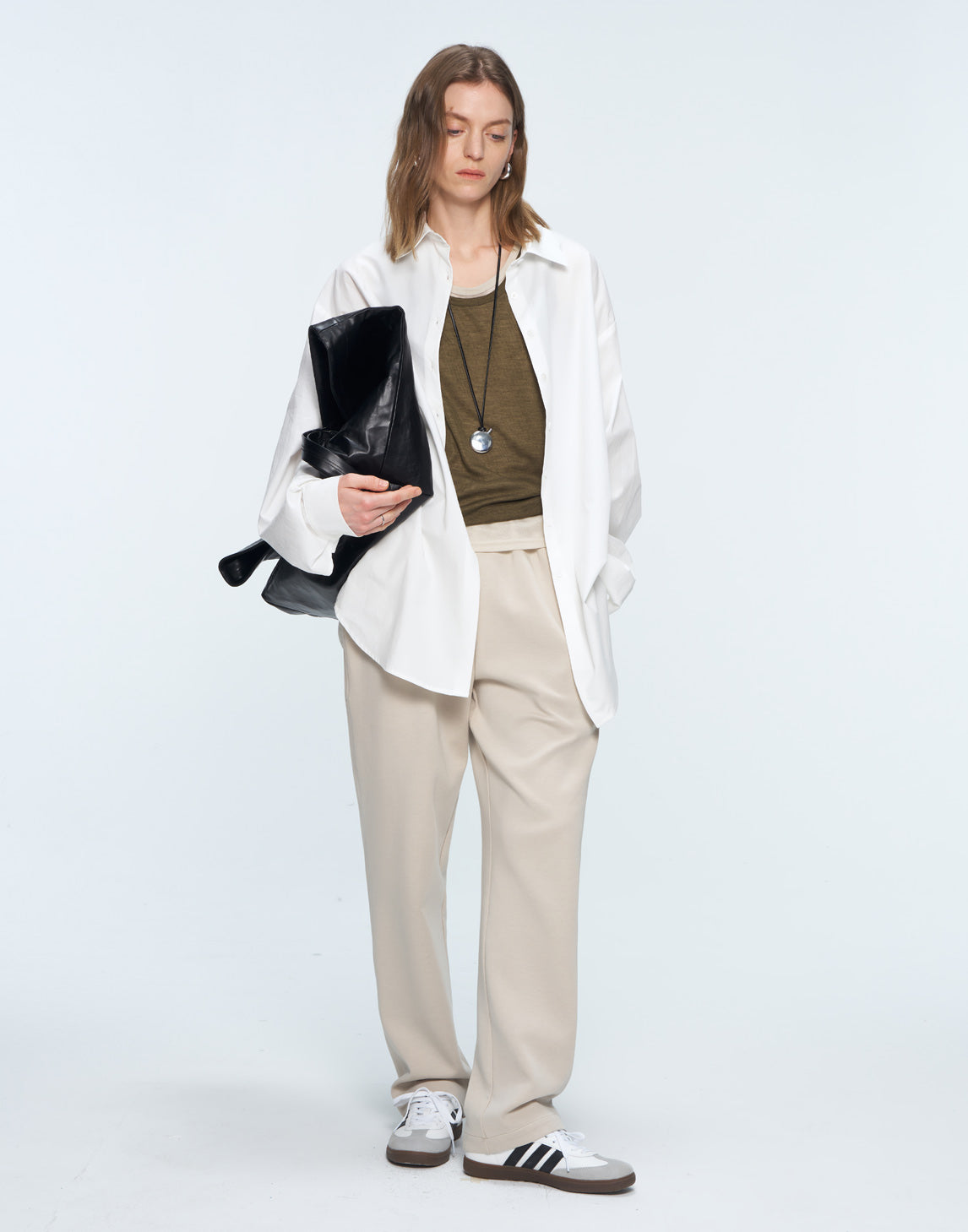 Pantalon décontracté chic et ajusté