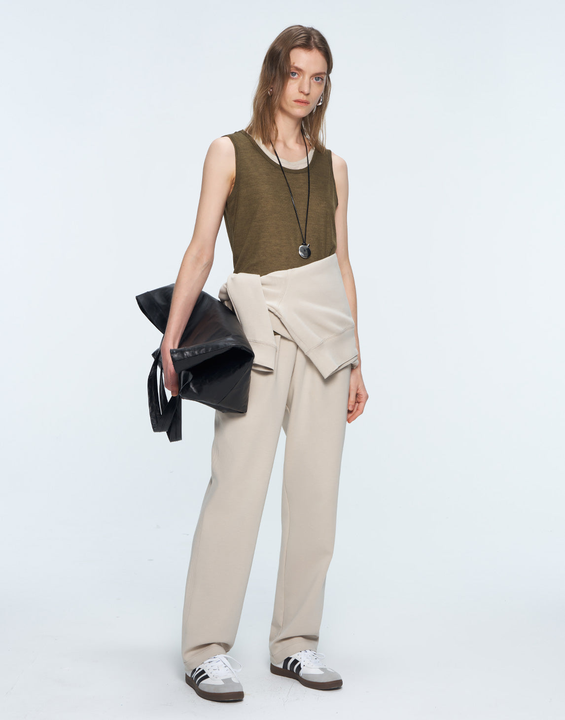 Pantalon décontracté chic et ajusté