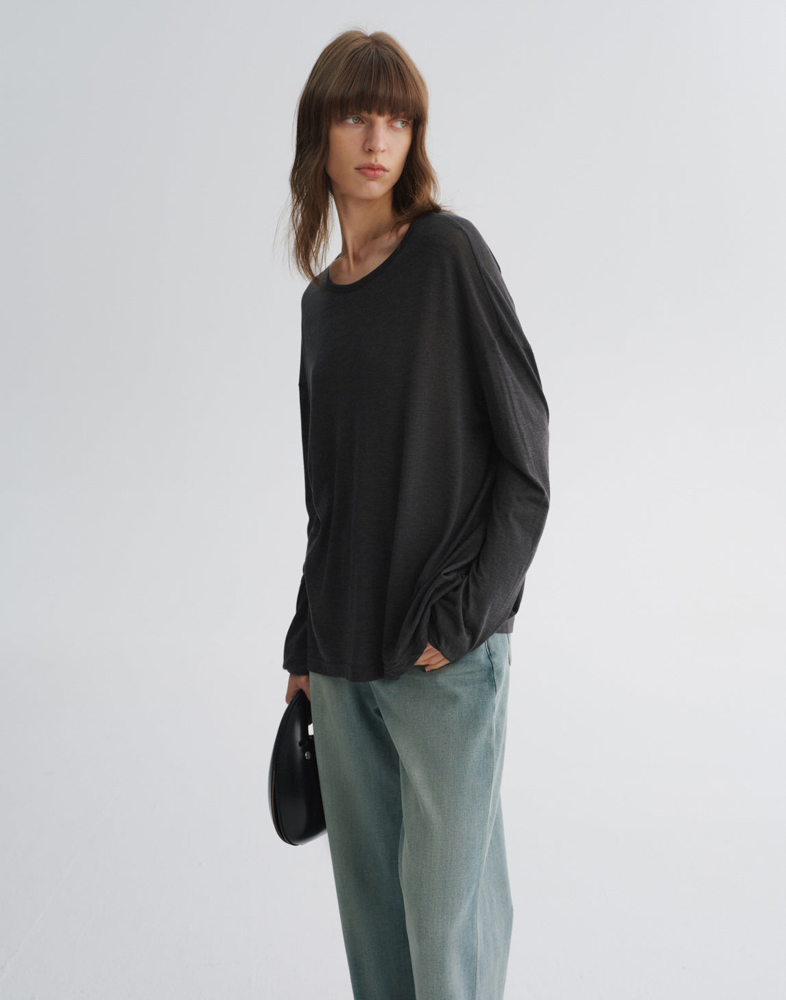 Back Tie Long Sleeve Tee