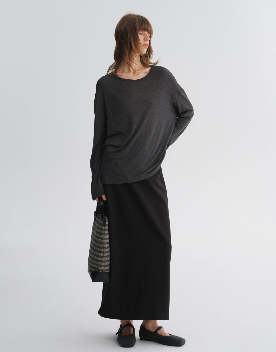Back Tie Long Sleeve Tee