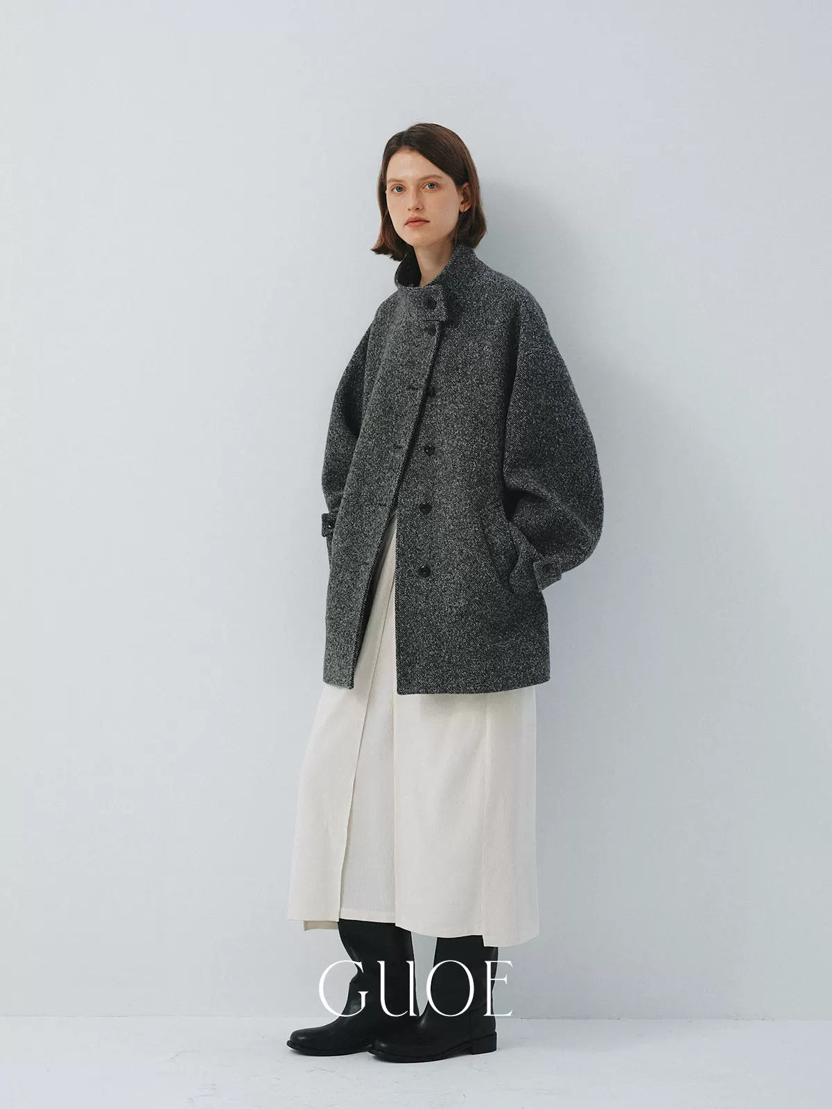 Veyra Belted Wool Coat