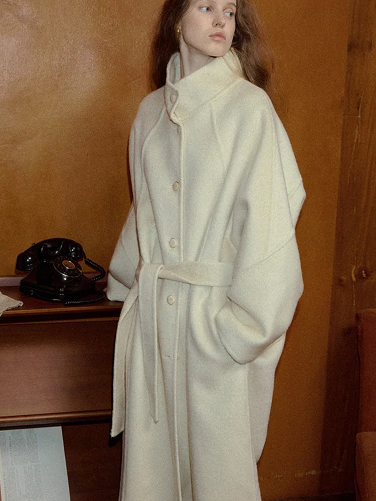 Aure Belted Wool Coat