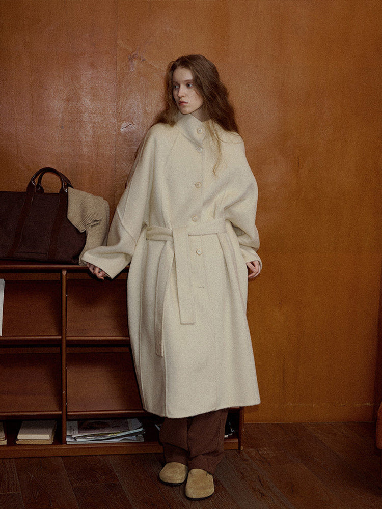Aure Belted Wool Coat