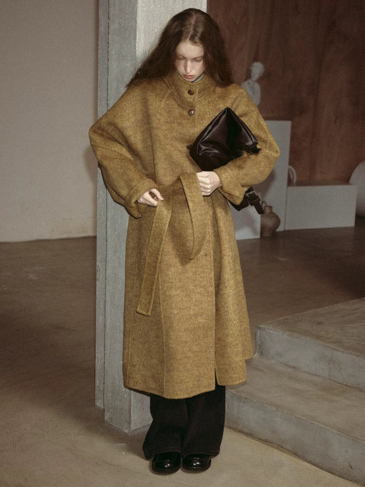 Aure Belted Wool Coat