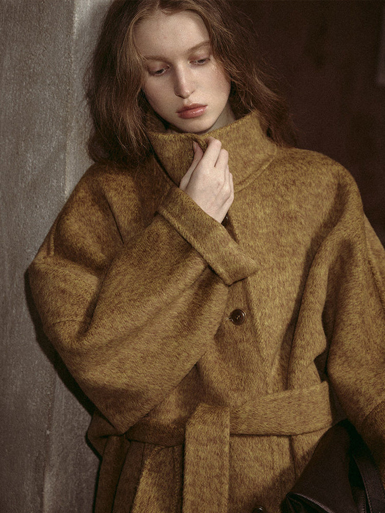 Aure Belted Wool Coat