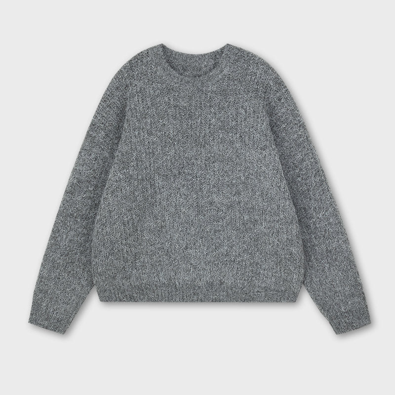 Crew Neck Wool Sweater