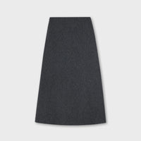 Double-faced Wool Skirt