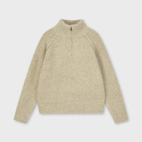 Half-zip Stand Collar Sweater