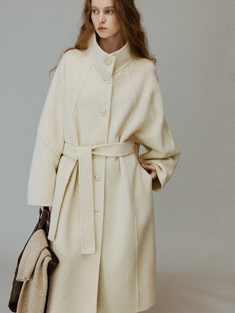 Aure Belted Wool Coat