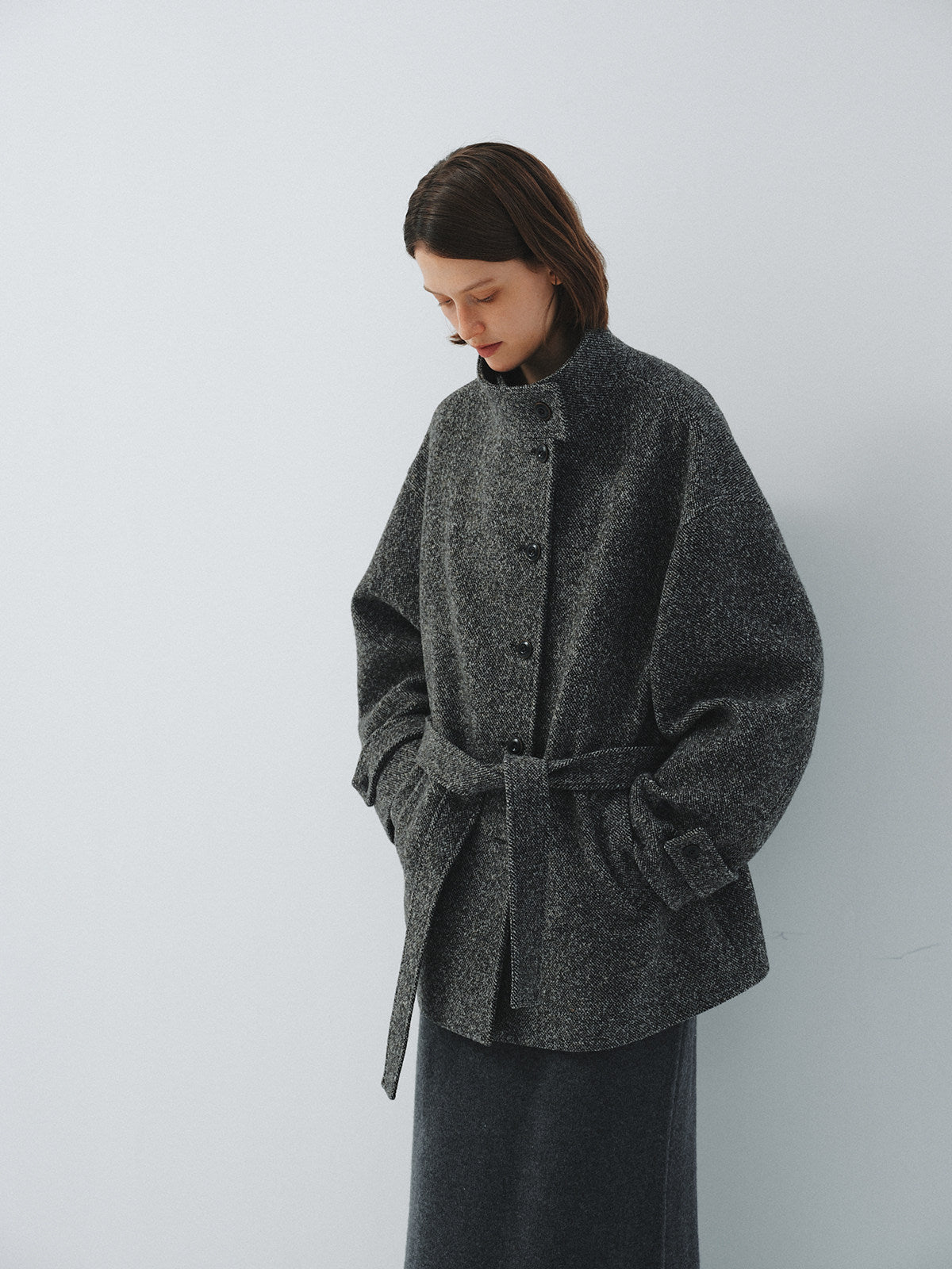 Veyra Belted Wool Coat