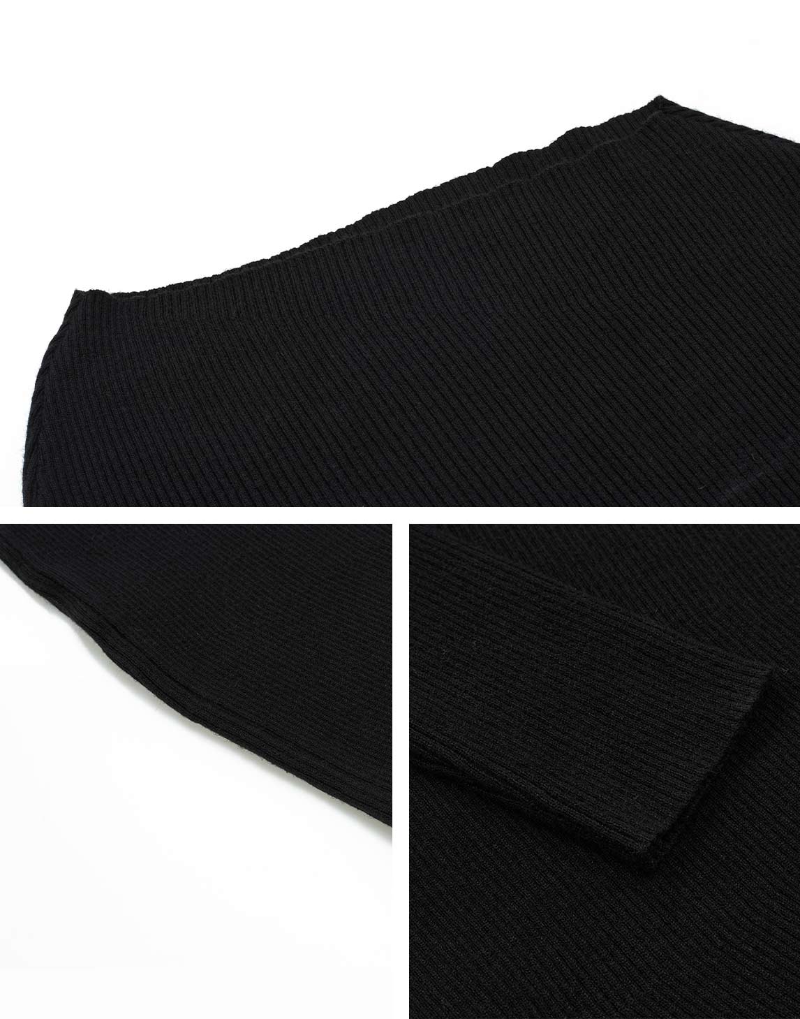 Irregular Design Single Neck Knitwear