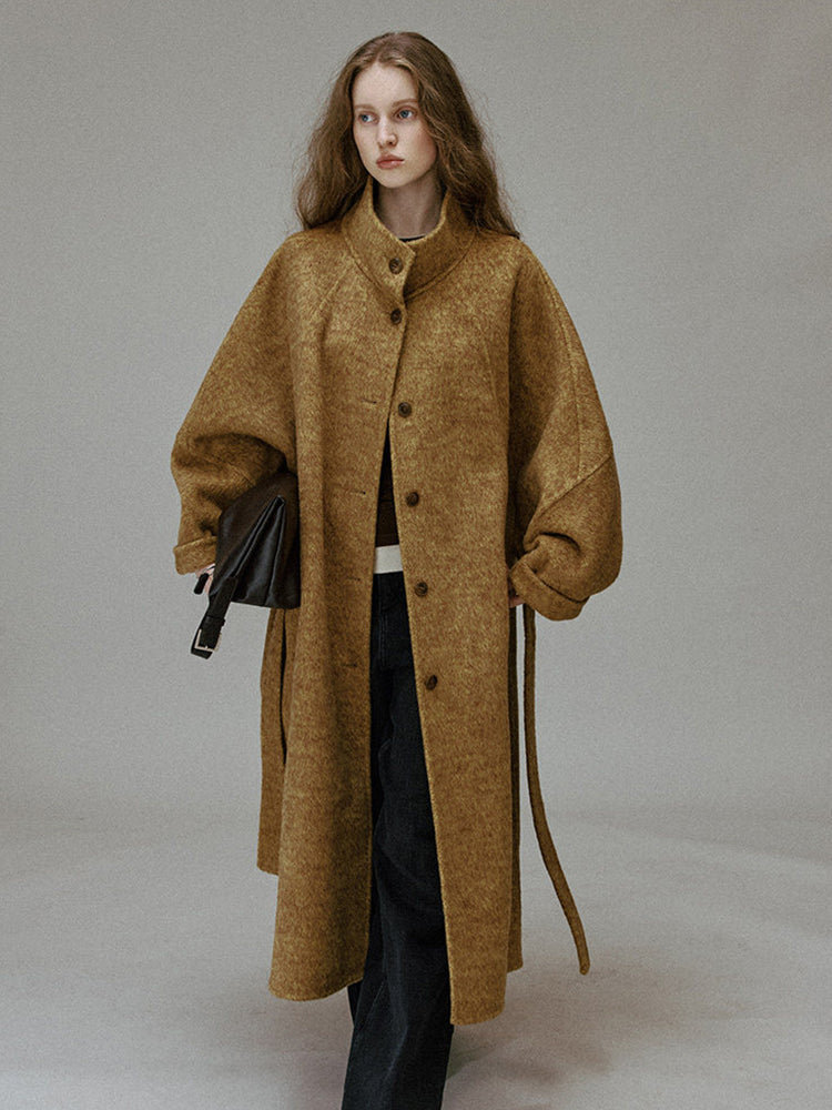 Aure Belted Wool Coat