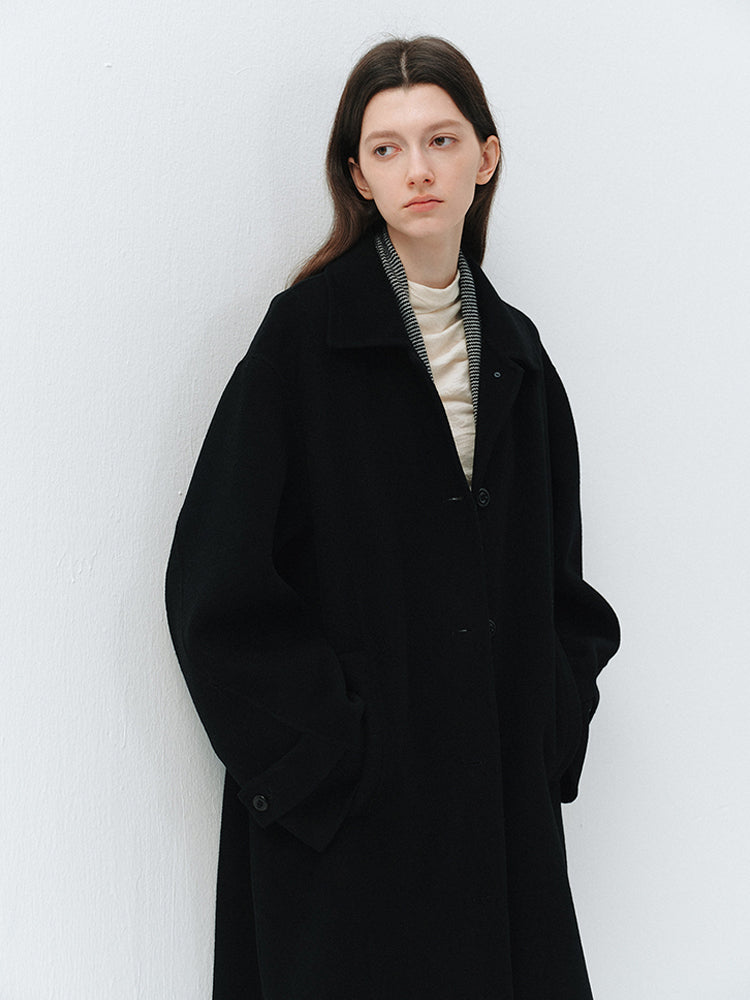 Sombre Wool Coat