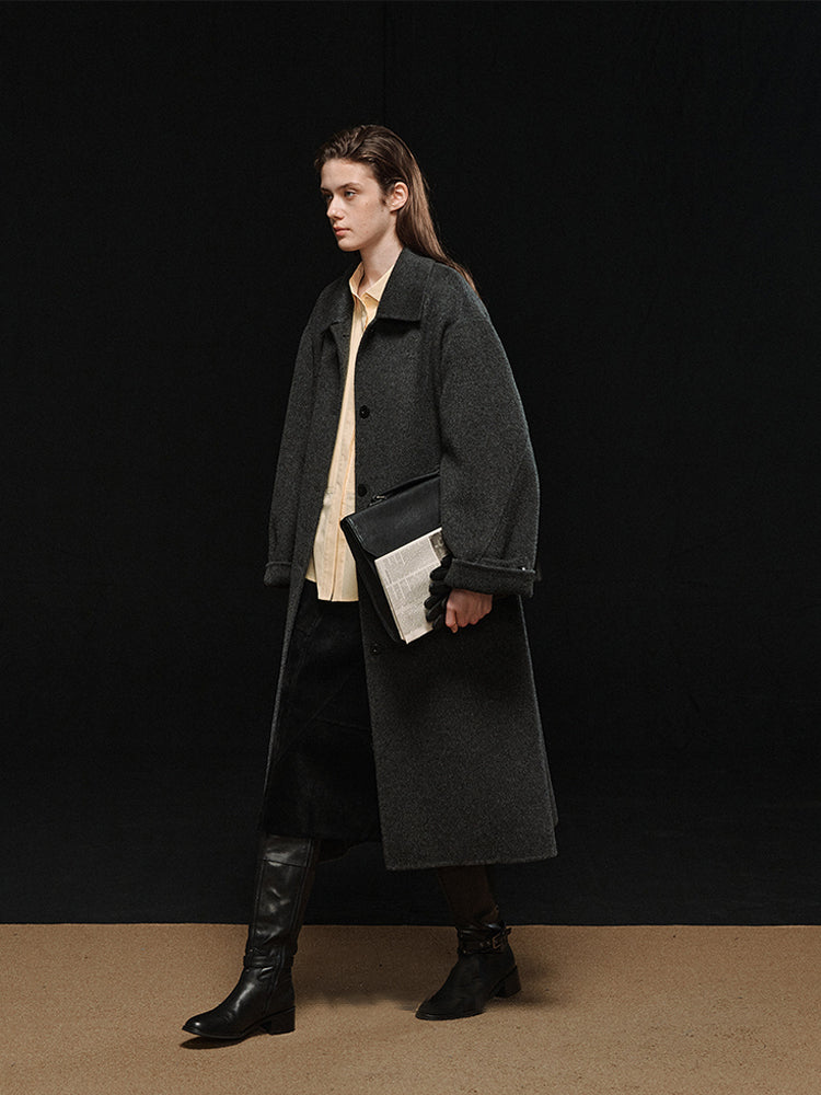 Sombre Wool Coat