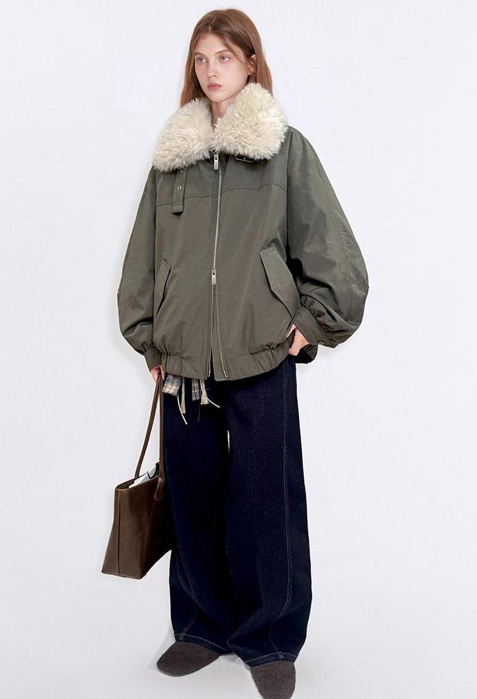 Nomad Fur-Collar Down Utility Jacket