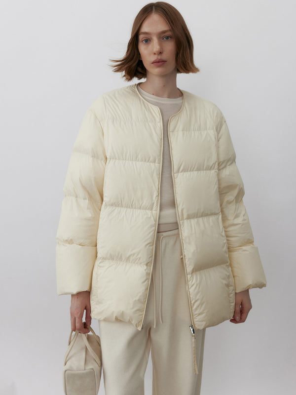 Cloudline Collarless Down Jacket