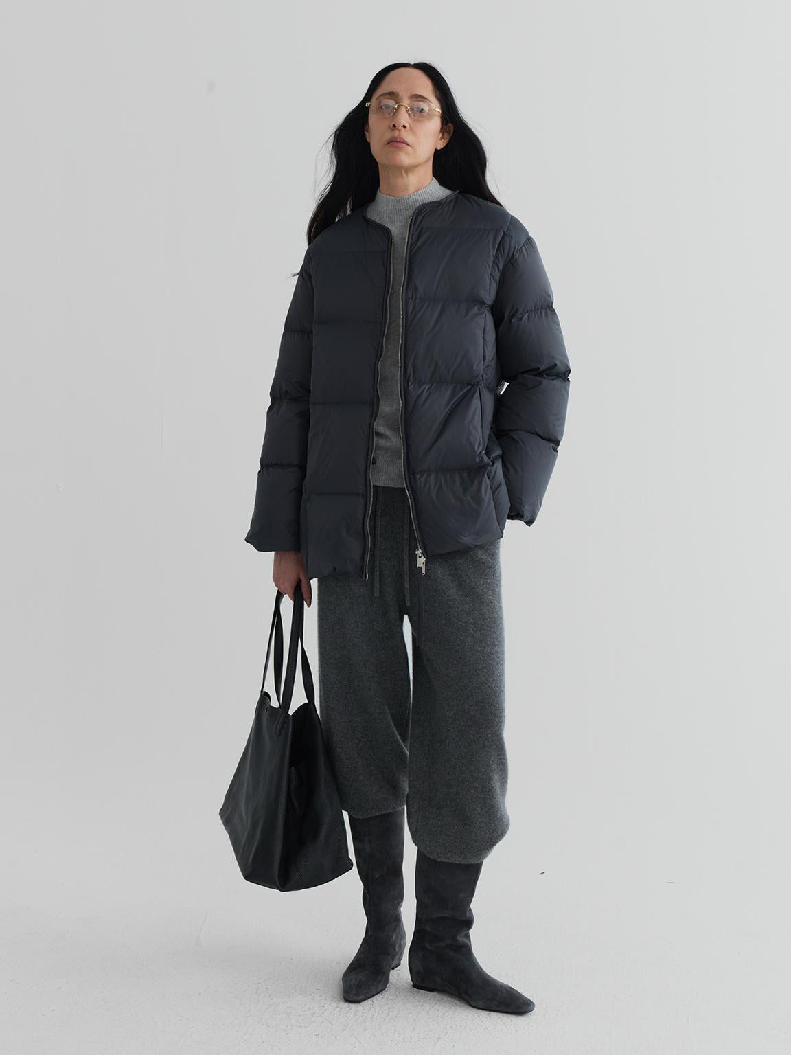 Cloudline Collarless Down Jacket
