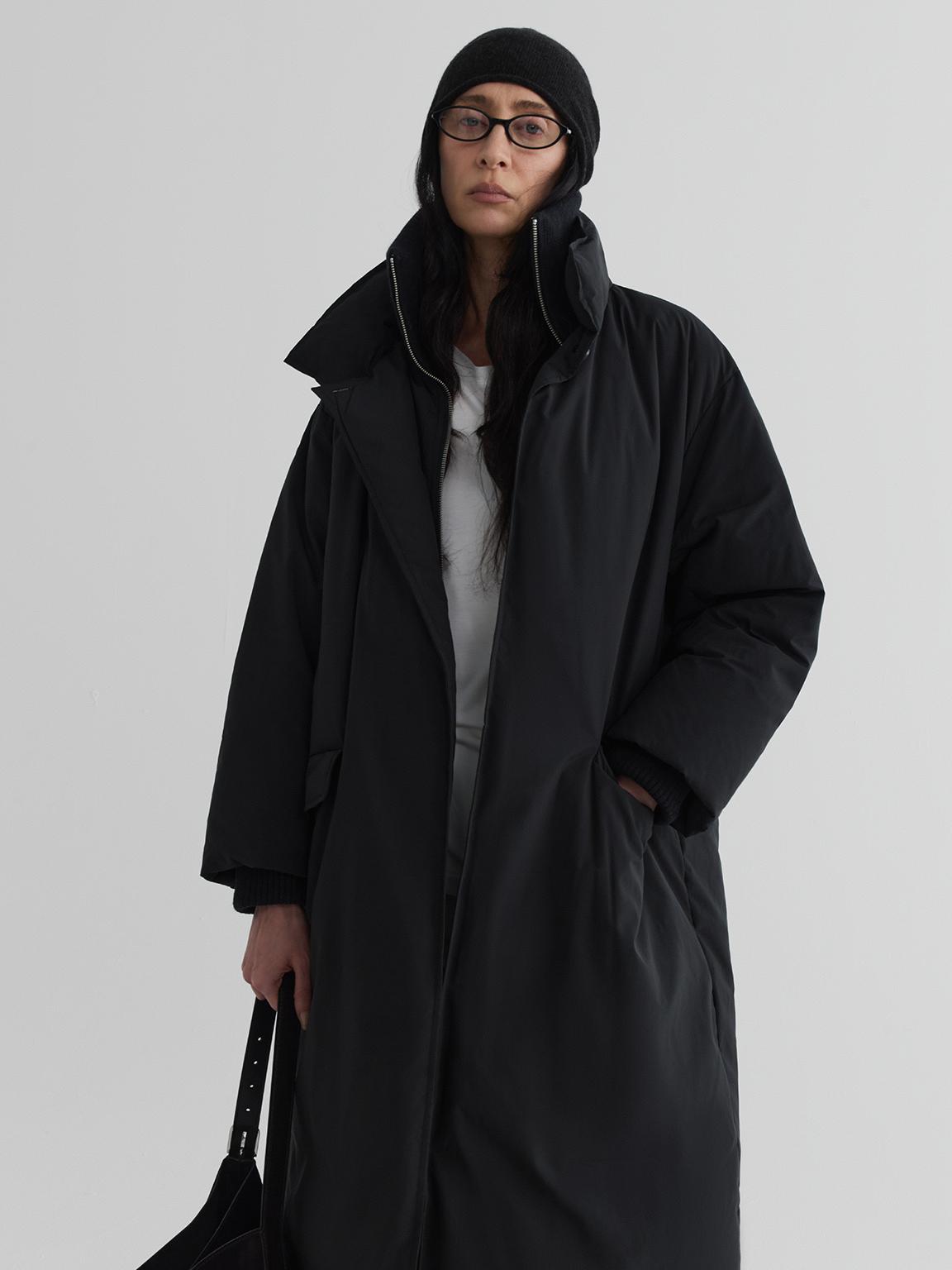 Lineup Rib-Collar Down Coat