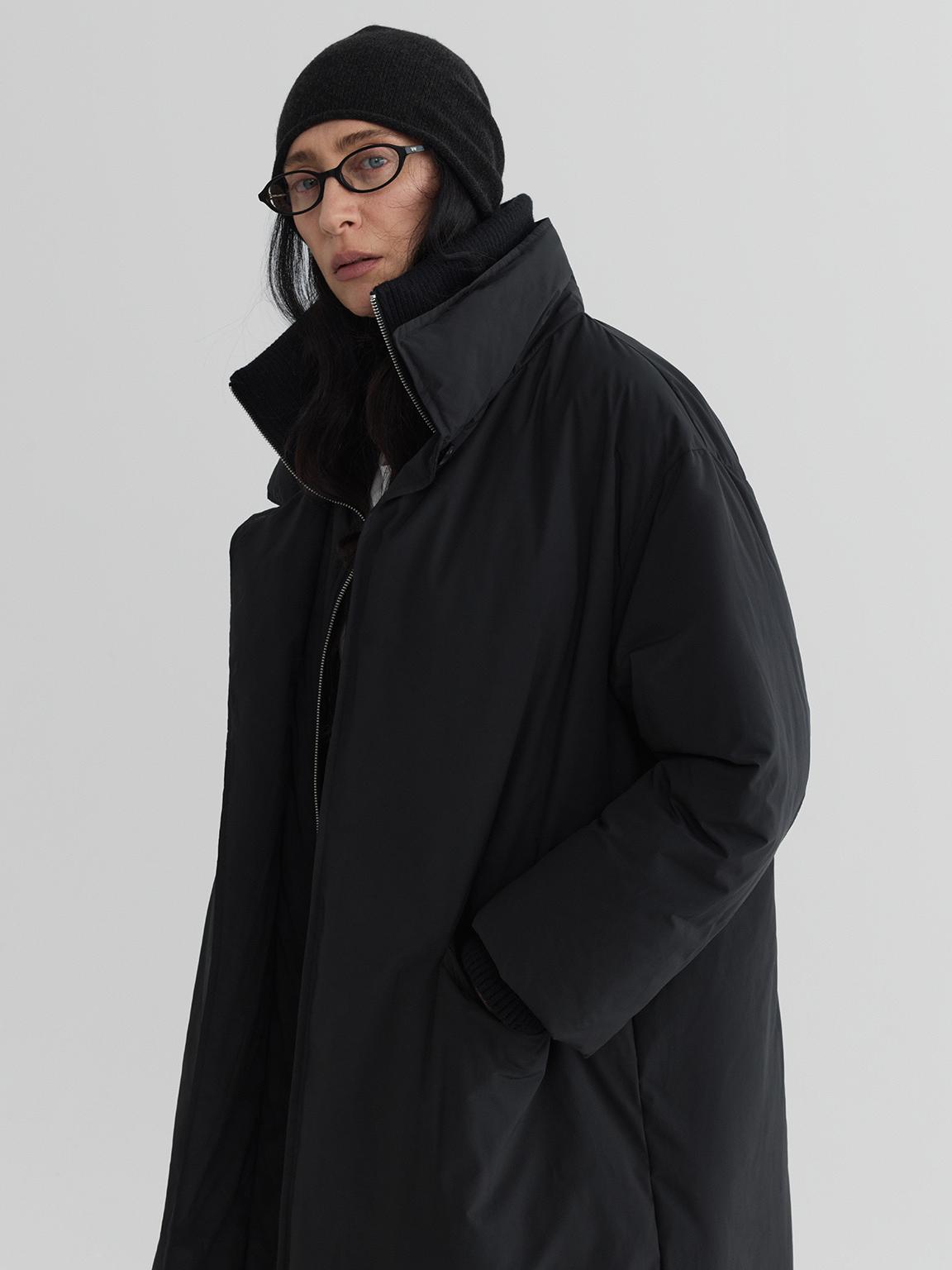 Lineup Rib-Collar Down Coat