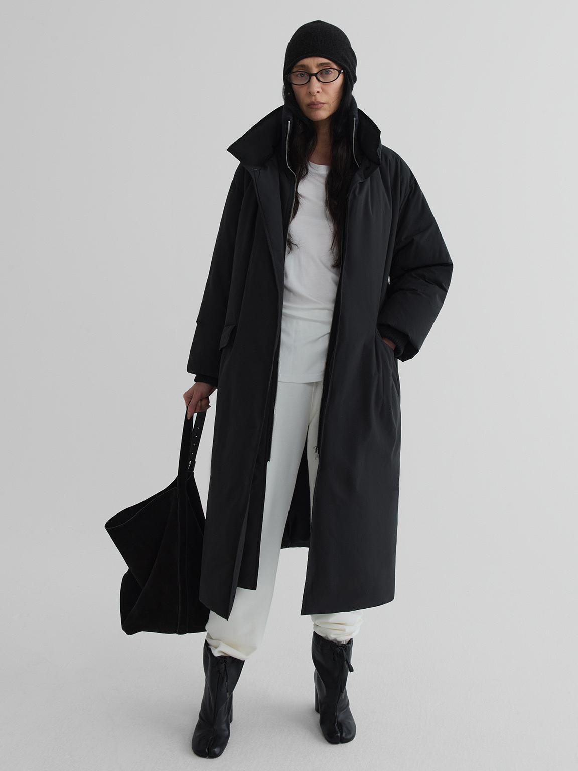 Lineup Rib-Collar Down Coat