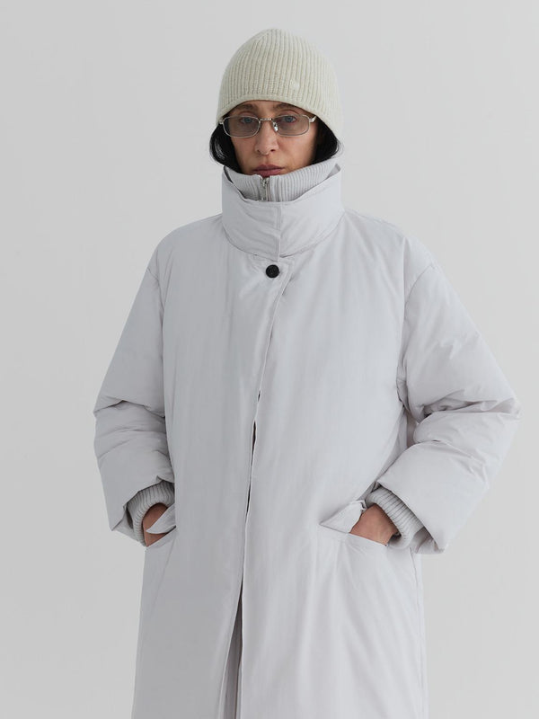 Lineup Rib-Collar Down Coat