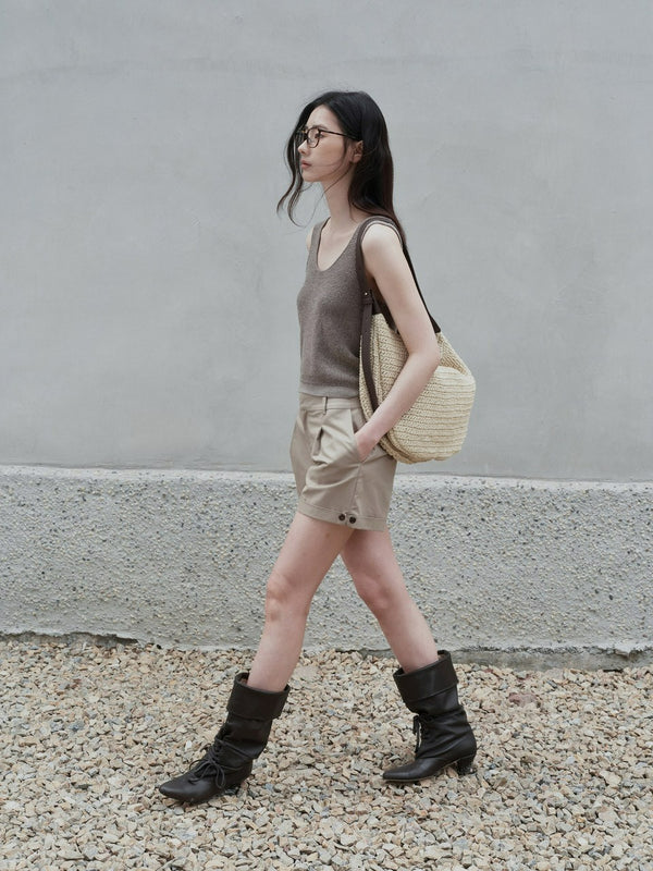 Textured Knit Tank Top