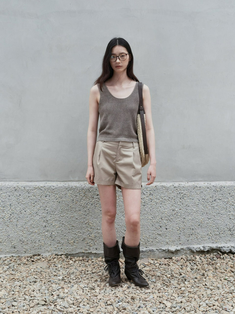 Textured Knit Tank Top