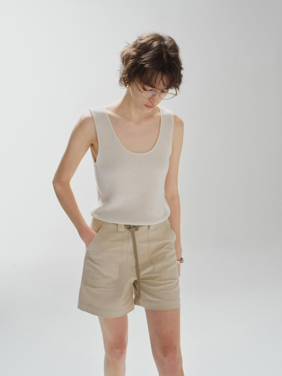 Textured Knit Tank Top