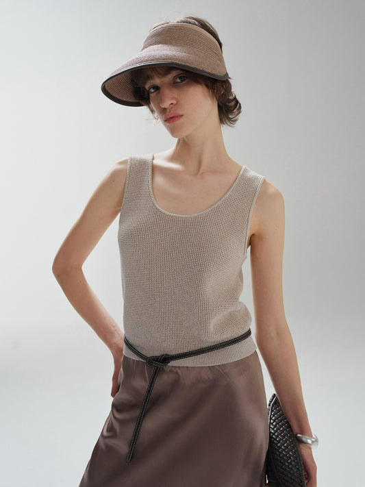 Textured Knit Tank Top