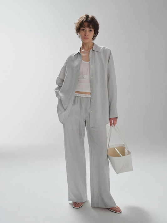 Veil Linen-Blend Shirt