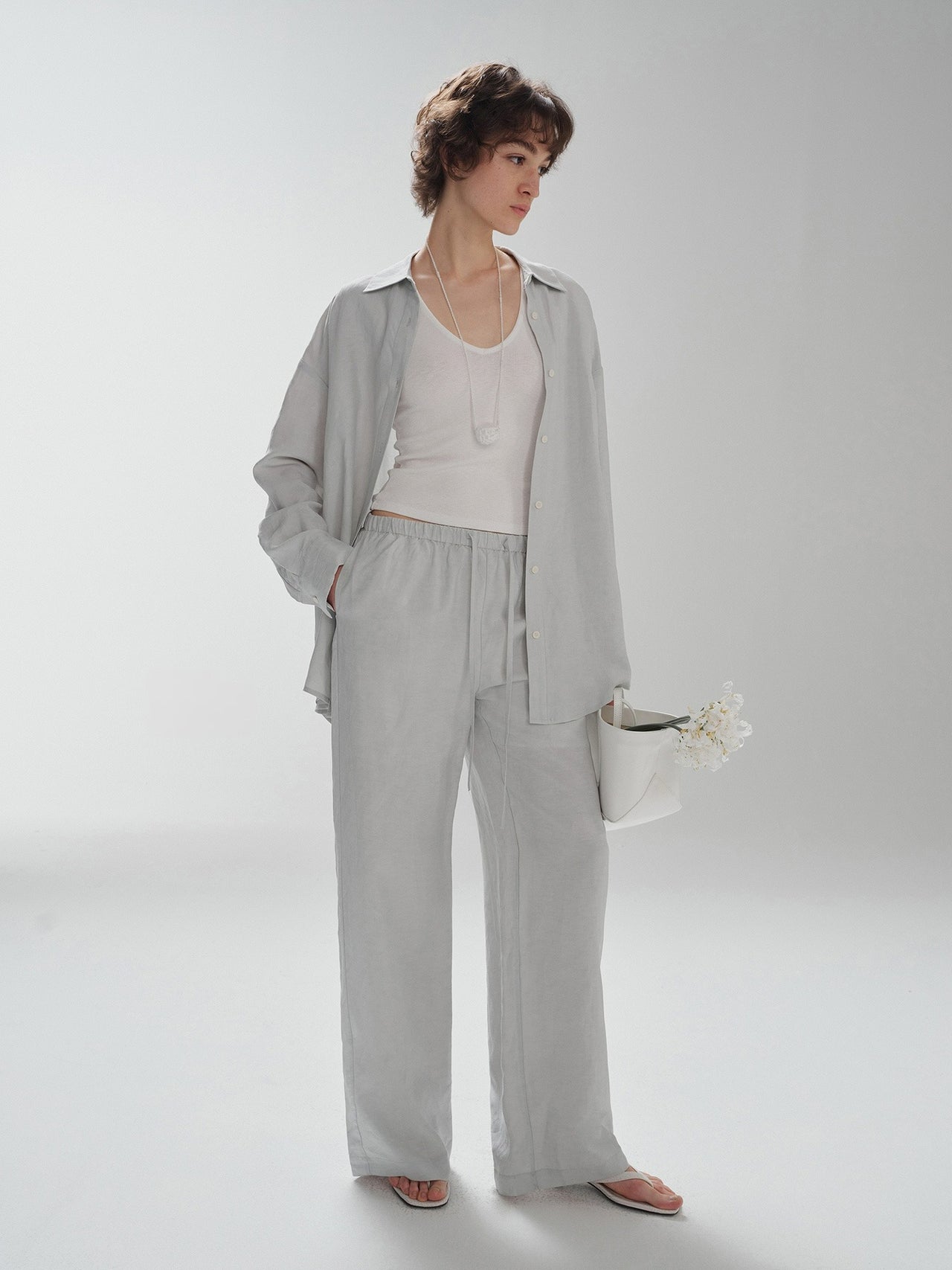 Mist Linen Pants