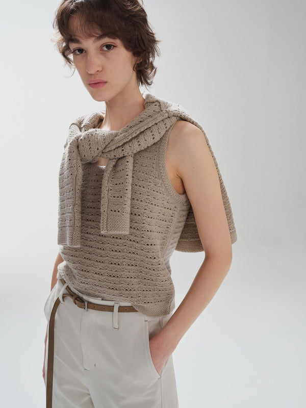 Woven Knit Tank